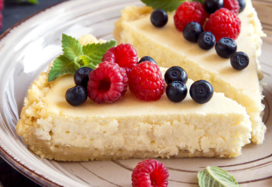 Nejlepší recept na cheesecake bez cukru s borůvkami